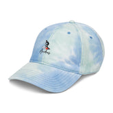 Surf Vibes Tie-Dye Hat with Embroidered Surfer Design | 100% Cotton Adjustable Cap